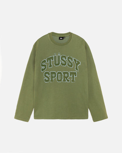 2 TONE COTTON MESH CREW