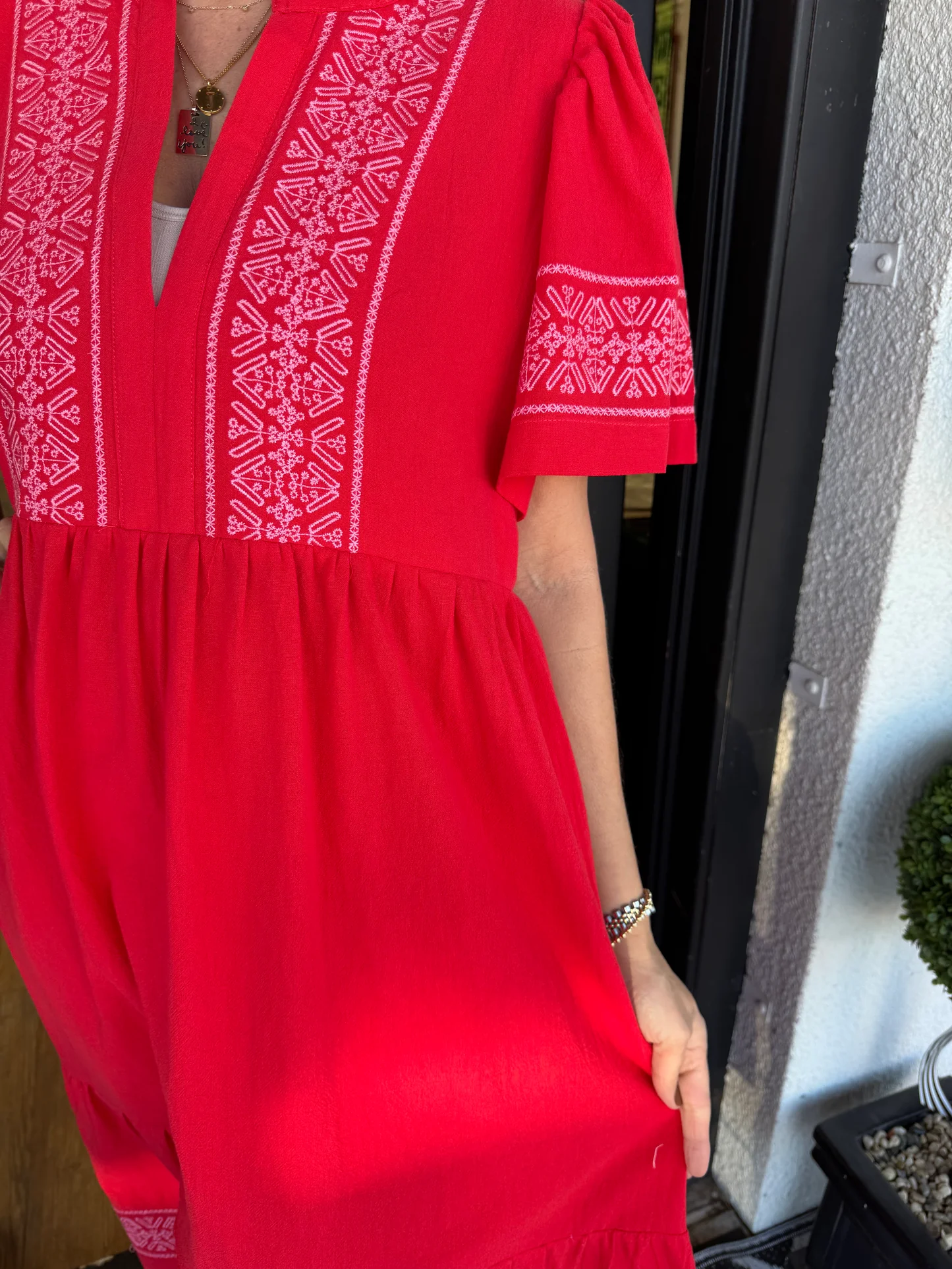 Women's V-Neck Boho Maxi Dress (Buy 2 Free Shipping)