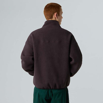 Unisex Red Box 1/2 Zip Fleece