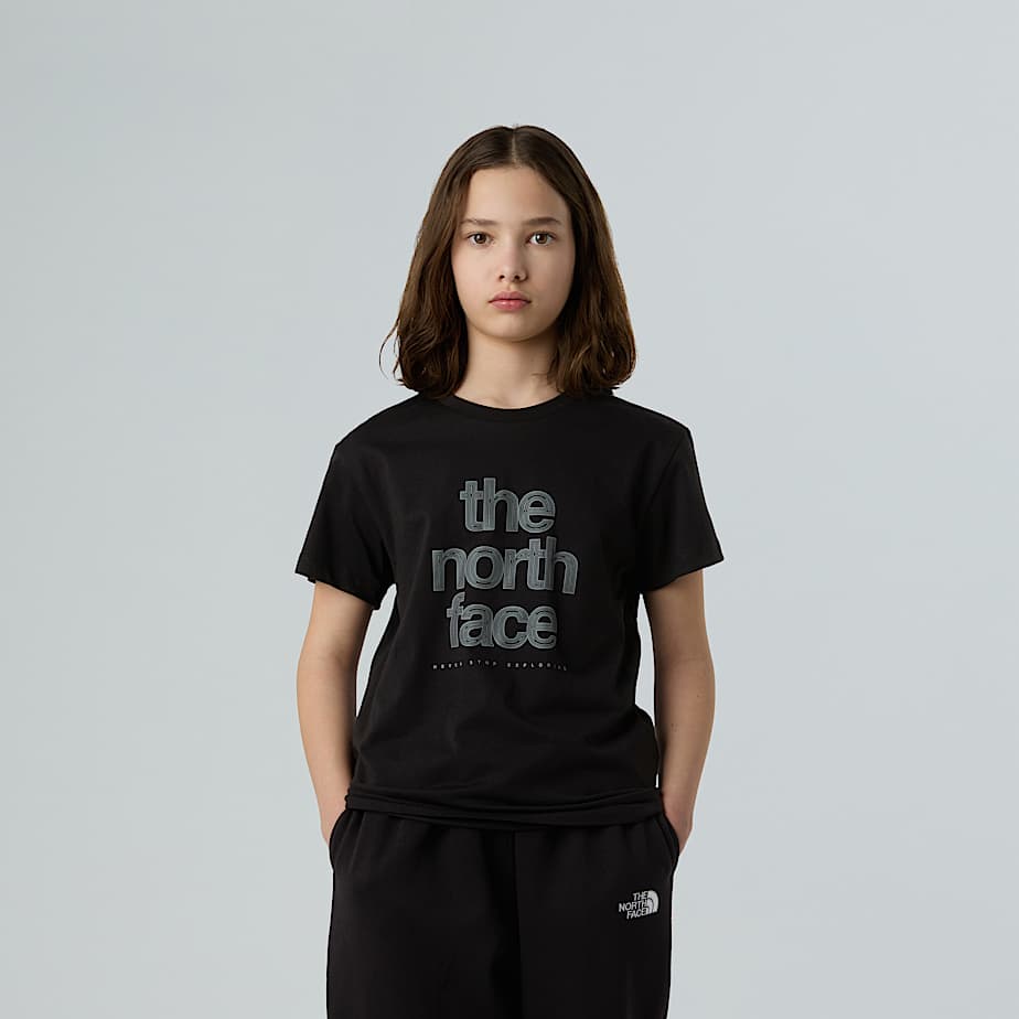 Girls' Reflective Logo Relaxed T-Shirt