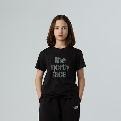 Girls' Reflective Logo Relaxed T-Shirt