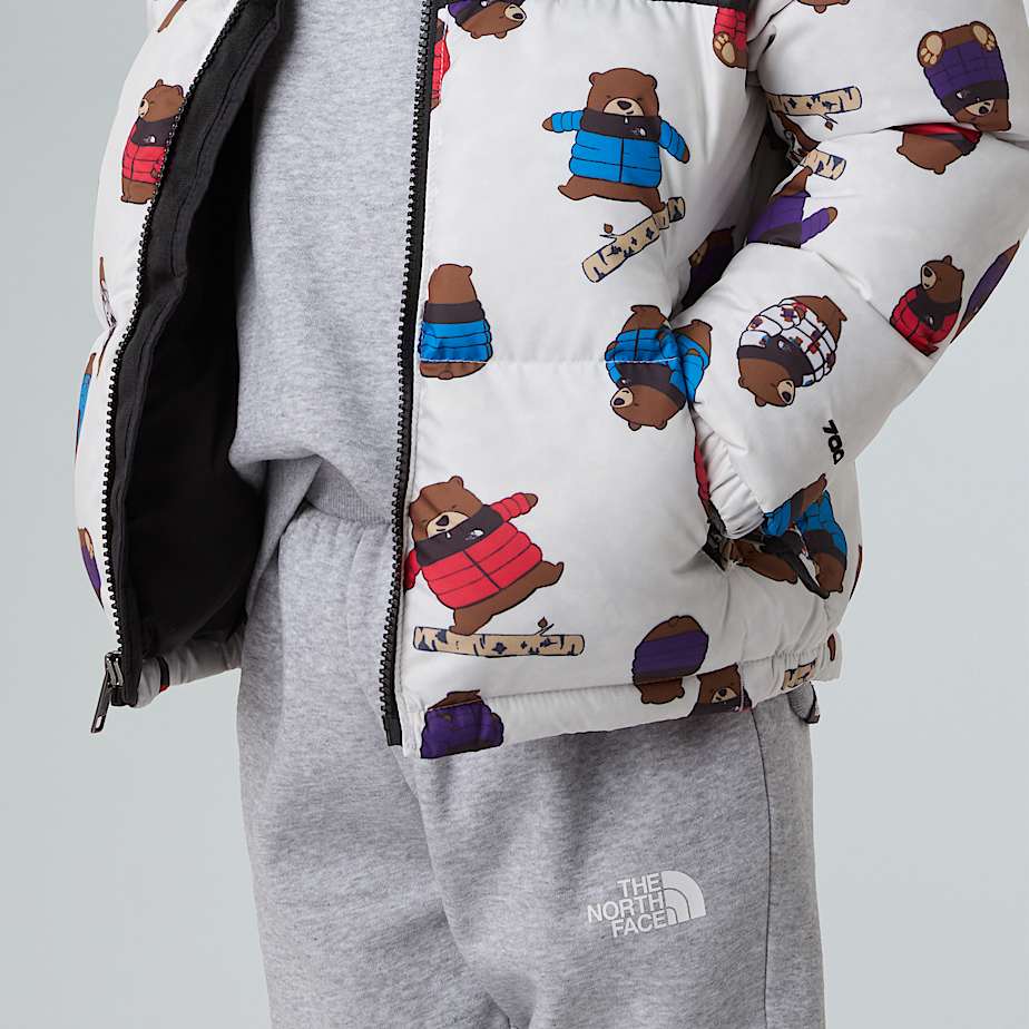 Kids' 1996 Retro Nuptse Printed Jacket