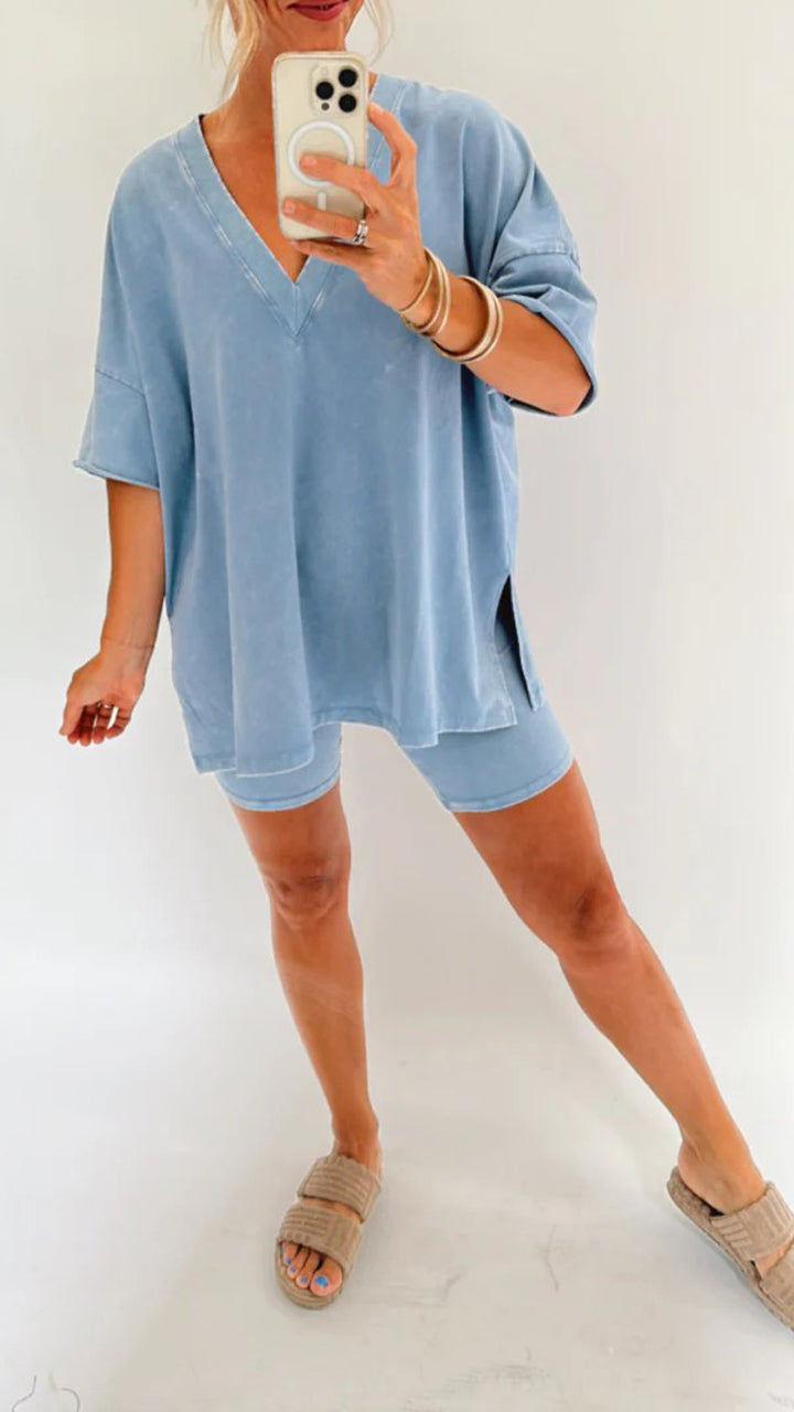 Women's Summer Washed Set