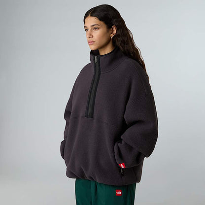 Unisex Red Box 1/2 Zip Fleece