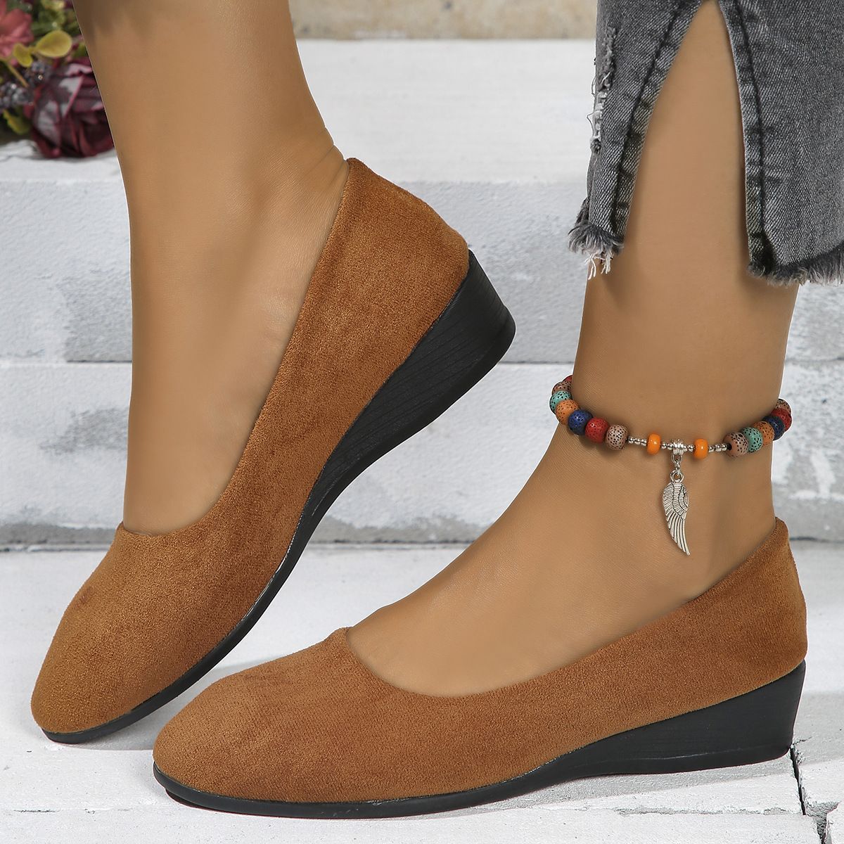 🔥Last day offer 50% off🔥 Comfortable, lightweight, non-slip, breathable women's orthopedic flat shoes