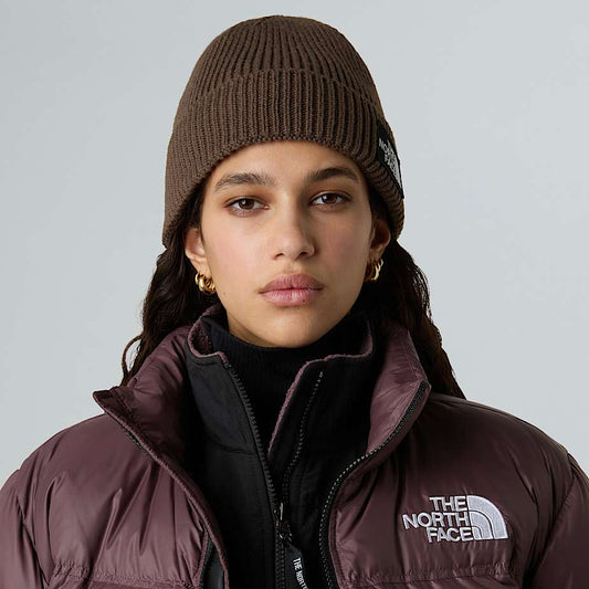 TNF Logo Box Cuffed Beanie