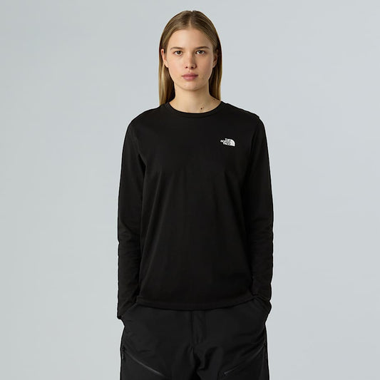 Women's Long-Sleeve Simple Dome T-Shirt