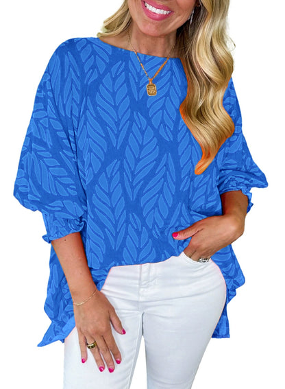 Women's Oversized Printed Flowy Blouse (Buy 2 Free Shipping)