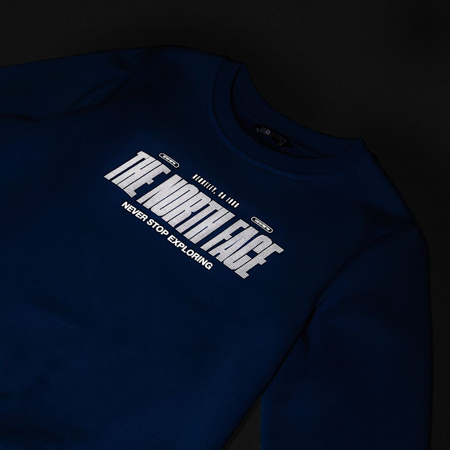 Boys' Reflective Logo Relaxed Sweatshirt