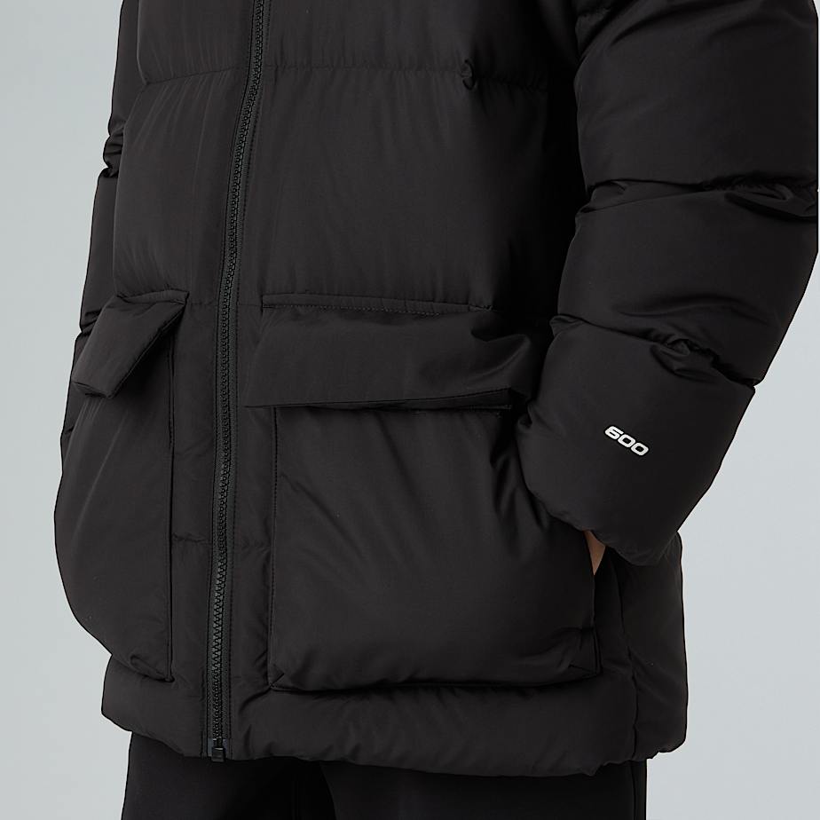 Teens' Down Fleece-Lined Short Parka