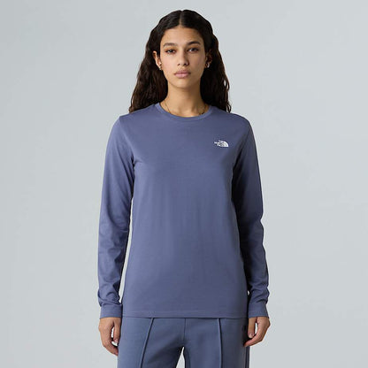 Women's Long-Sleeve Simple Dome T-Shirt