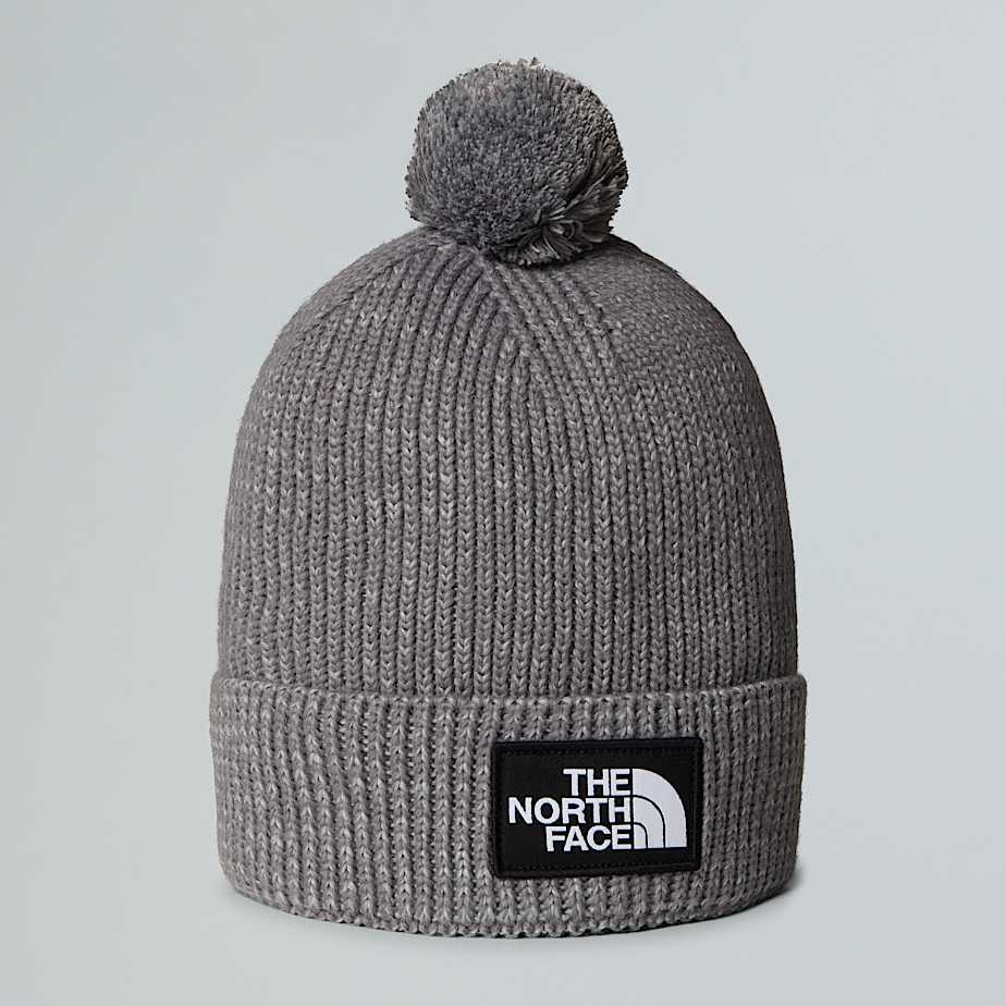 TNF Logo Box Pom Beanie