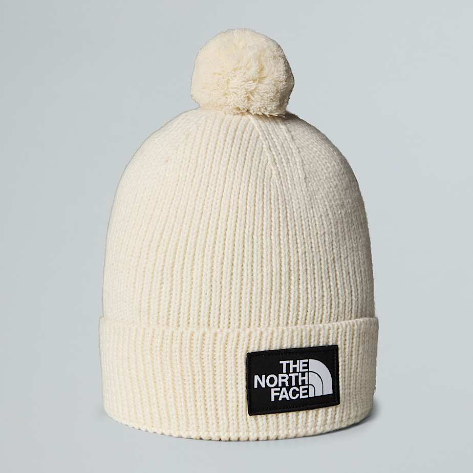 TNF Logo Box Pom Beanie