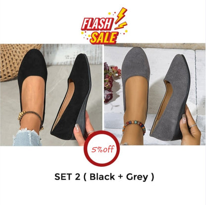 🔥Last day offer 50% off🔥 Comfortable, lightweight, non-slip, breathable women's orthopedic flat shoes