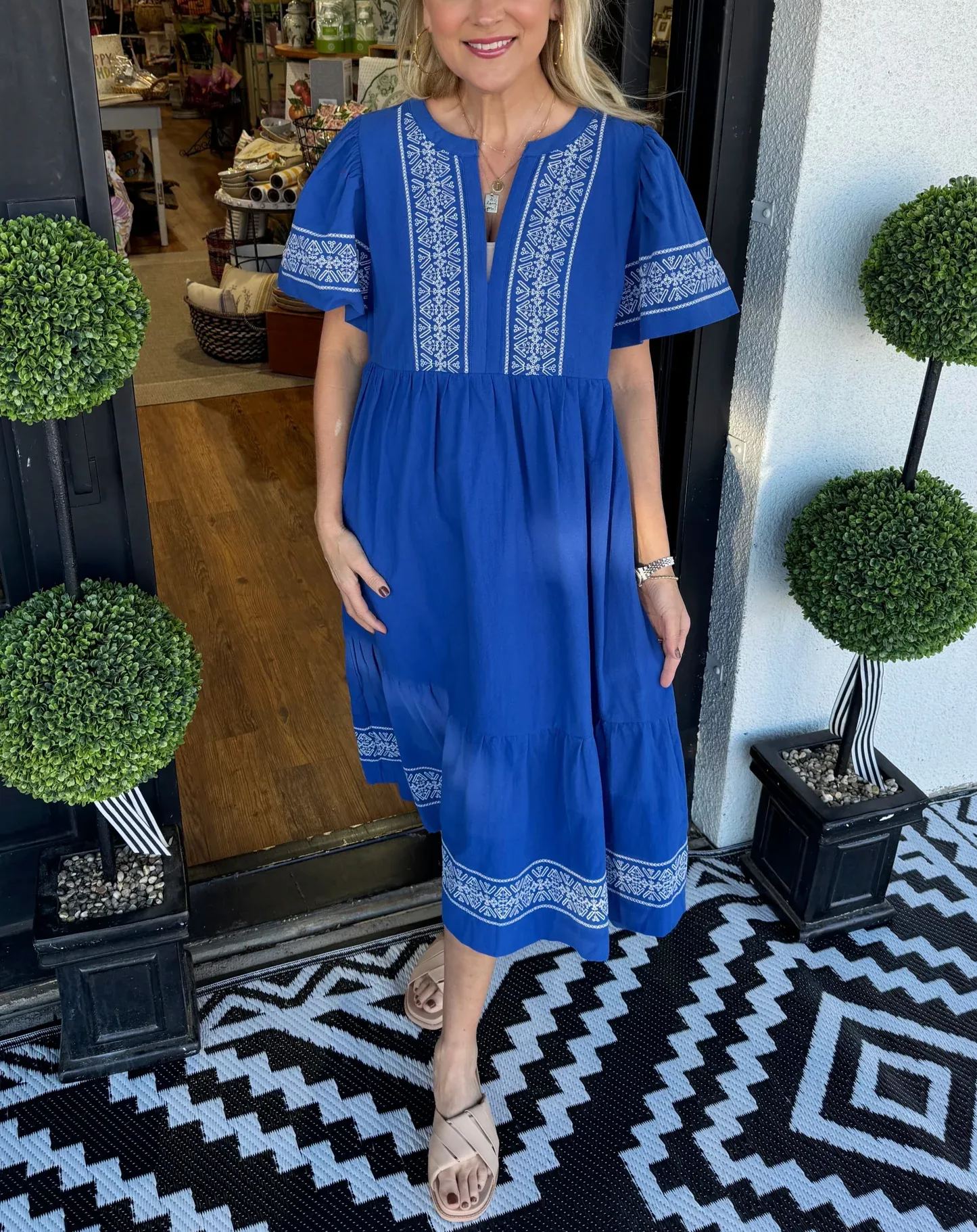 Women's V-Neck Boho Maxi Dress (Buy 2 Free Shipping)